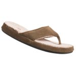 ACORN Women’s Suede Spa Thong Slippers