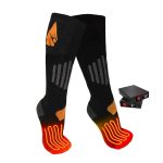ActionHeat 3.7V Rechargeable Battery Heated Socks – Wool