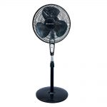 Comfort Zone 18″ Deluxe Oscillating Pedestal Fan with Remote