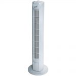 Comfort Zone 30″ Tower Fan – White with Remote