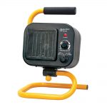 Comfort Zone CZ250 Radiant Electric Wire Element Heavy Duty Fan-Forced Heater – Yellow