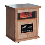Comfort Zone Quartz Infrared Wood Cabinet Heater
