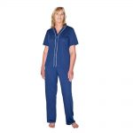 Cool-Jams Women’s Moisture Wicking Sonya Snap Front Pajama Set