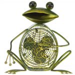 DecoBreeze Figurine Fan – Frog
