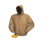 DeWalt 20V/12V MAX Lithium Ion Khaki Hooded Heated Jacket (Jacket and Adapter Only)