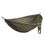 Eagles Nest Outfitters Double Deluxe Hammock – Khaki/Olive