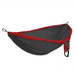 Eagles Nest Outfitters Double Deluxe Hammock – Red/Charcoal