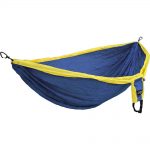 Eagles Nest Outfitters Double Deluxe Hammock – Sapphire/Yellow