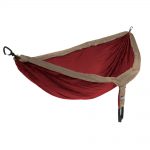 Eagles Nest Outfitters DoubleNest Hammock with Insect Shield Treatment – Khaki/Maroon