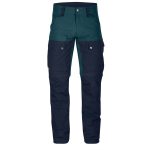 FjallRaven Men’s Keb Gaiter Trousers Regular – Glacier Green/Dark Navy
