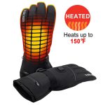 Global Vasion 7.4V Rechargeable Battery Heated Gloves 3 Heat