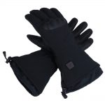 Glovii GS7 Battery Heated Leather Ski Gloves with Knuckleguard