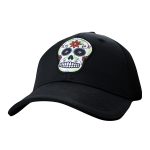 HeadSweats Trucker Hat – Black Sugar Skulls