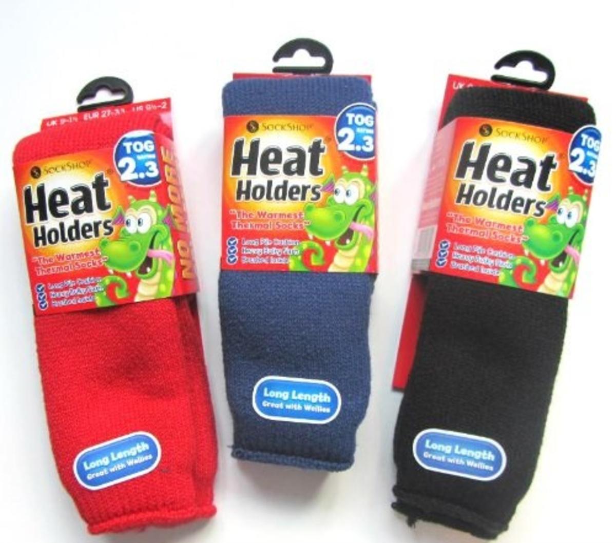 Kids Childrens Thick Winter Warm Colorful 2.3 TOG Thermal Socks Heat Holders