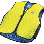 HyperKewl Evaporative Cooling Vest – Sport – Hi-Viz Lime – Safety Harness Ready