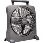 O2 Cool 10″ SmartPower Fan with USB Power Port & AC Adapter
