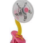 O2 Cool Battery Operated 4 Inch Clip Flip Flop Fan
