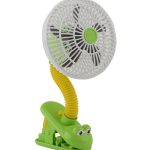 O2 Cool Battery Operated 4 Inch Clip Frog Fan