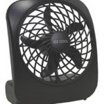 O2 Cool 5″ Battery Operated Portable Fan – Black