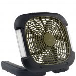 O2COOL 10-inch Portable Camping Fan with Lights