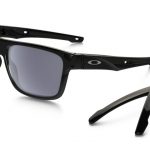 Oakley Crossrange Sunglasses Polished Black w/Grey