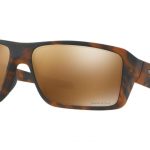 Oakley Double Edge Sunglasses Matte Tortoise w/Prizm Tungsten Polarized