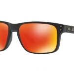 Oakley Holbrook Sunglasses Matte Black w/Prizm Ruby