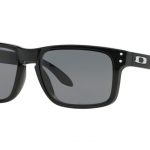 Oakley Holbrook Sunglasses Polished Black w/Grey Polarized