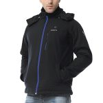 Ororo Men’s Heated Jacket with Detachable Hood and Battery Pack