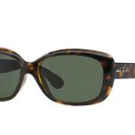 Ray-Ban Jackie Ohh Sunglasses with Tortoise Frame/Green Classic G-15 Lens