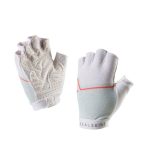 SealSkinz Women’s Stelvio Fingerless Gloves – Neon Coral/Powder/White