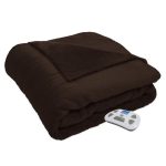 Serta Silky Plush Heated Blanket with Digital Controller – Twin