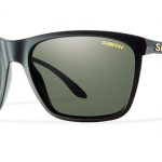 Smith Archive Delano Sunglasses Matte Black Carbonic Polarized Gray Green