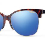 Smith Archive Rebel Sunglasses Flecked Blue Tortoise Carbonic Blue Flash Mirror