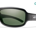 Smith Elite Drop Elite Sunglasses Matte Black Carbonic Elite Ballistic Polarized Gray Green