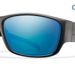 Smith Elite Frontman Elite Sunglasses Black Carbonic Elite Ballistic Polarized Blue Mirror