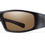Smith Elite Hideout Elite Sunglasses Black Carbonic Elite Ballistic Polarized Brown