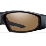 Smith Elite Hudson Elite Sunglasses Black Carbonic Elite Ballistic Polarized Brown