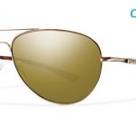 Smith Lifestyle Audible Sunglasses Gold Chromapop+ Polarized Bronze Mirror