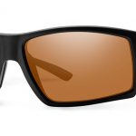 Smith Lifestyle Challis Sunglasses Matte Black Chromapop Polarized Copper