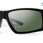 Smith Lifestyle Challis Sunglasses Matte Black Chromapop+ Polarized Gray Green
