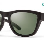 Smith Lifestyle Clark Sunglasses Matte Black Chromapop Polarized Gray Green