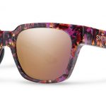 Smith Lifestyle Comstock Sunglasses Flecked Mulberry Tortoise Carbonic Rose Gold Mirror