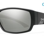 Smith Lifestyle Dockside Sunglasses Matte Black Chromapop+ Polarized Platinum