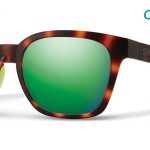 Smith Lifestyle Founder Slim Sunglasses Matte Tortoise Neon Chromapop Sun Green Mirror