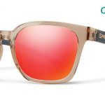 Smith Lifestyle Founder Sunglasses Desert Crystal Smoke Chromapop Sun Red Mirror