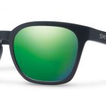 Smith Lifestyle Founder Sunglasses Matte Black Carbonic Green Sol-X Mirror