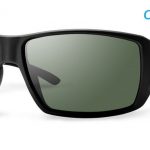Smith Lifestyle Guides Choice Sunglasses Matte Black Chromapop+ Polarized Gray Green