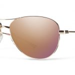 Smith Lifestyle Langley Sunglasses Gold Carbonic Rose Gold Mirror