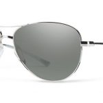 Smith Lifestyle Langley Sunglasses Silver Carbonic Platinum